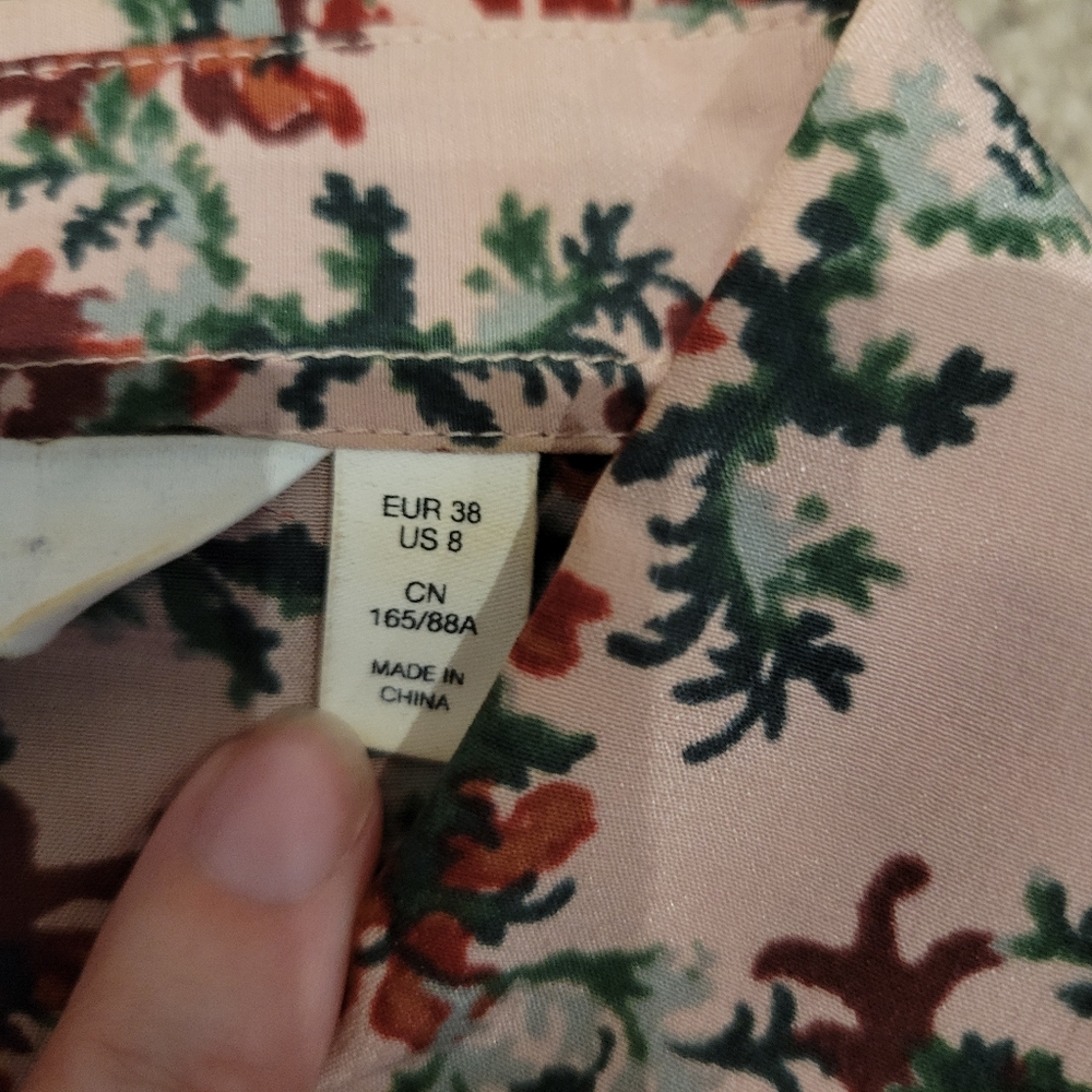 & Other Stories Silk Floral Blouse - Picture 7 of 12